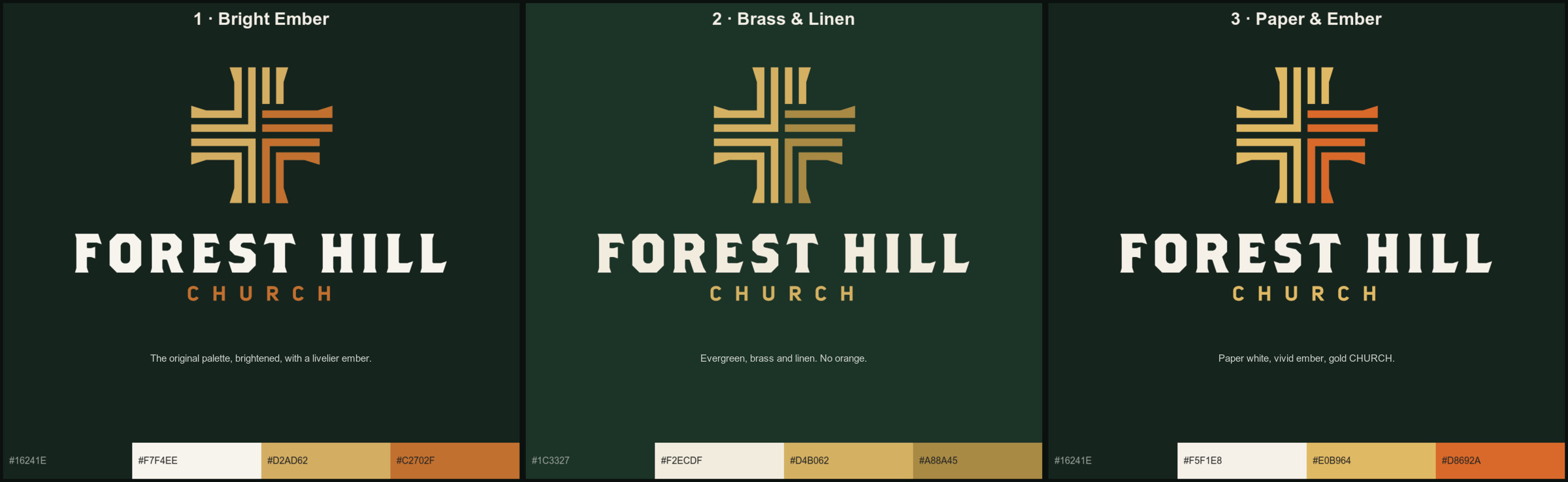 All three color options side by side